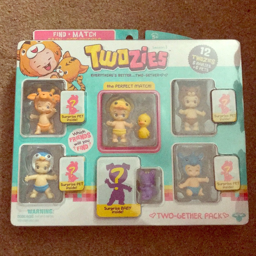Twozies Season 1 6 Babies + 6 Pets